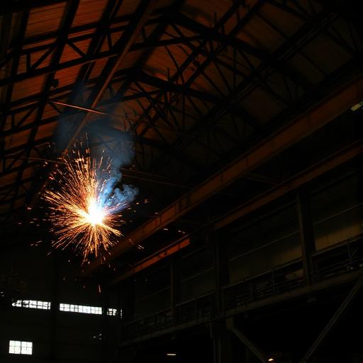 Industrial Truss Installation